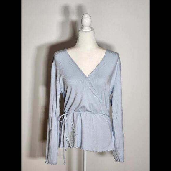 Ann Taylor Tops - Ann Taylor Refined Stretch Wrap Top.